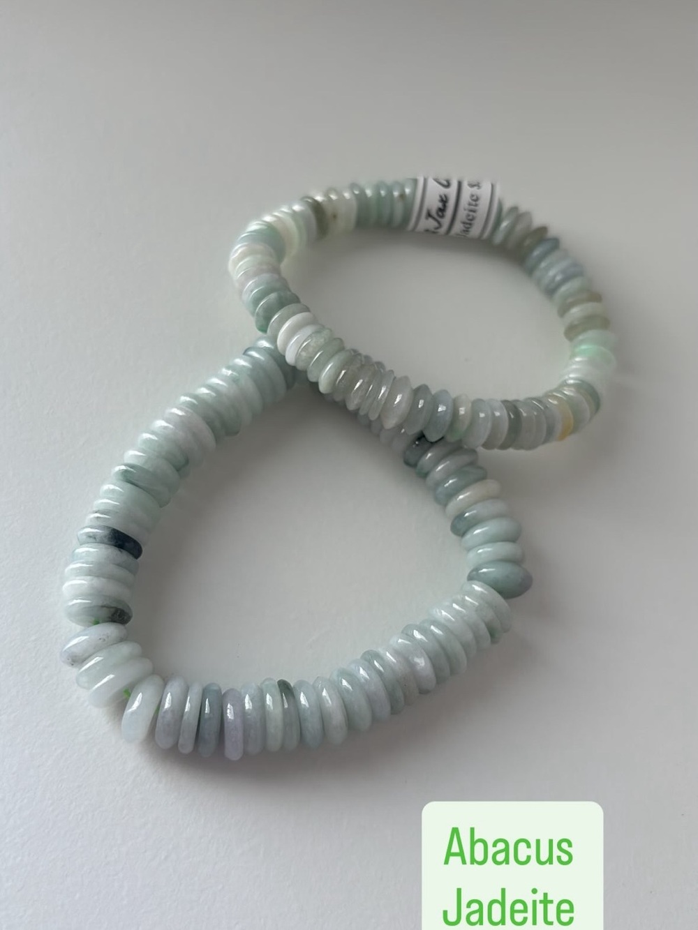 Bead Stack Bracelet - Soft Mint Green
